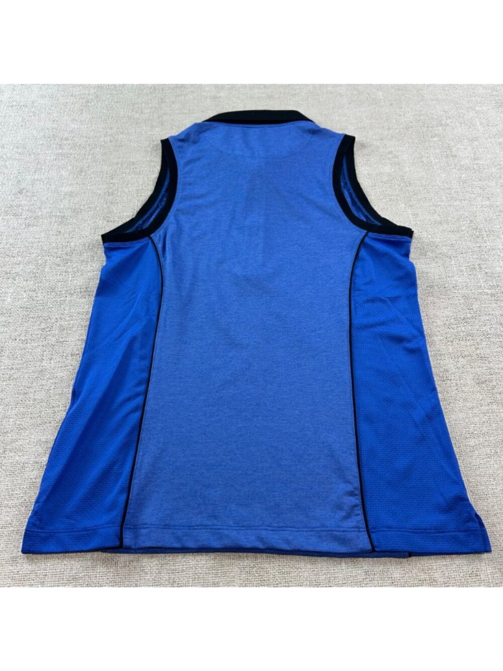 Peter Millar Women's Small 1/4 Zip Neck Sleeveless Polo Golf Shirt - Picture 6 of 7